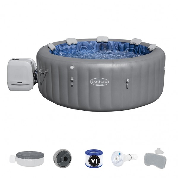 BESTWAY LAY-Ζ-SPA SANTORINI HYDROJET 216X80CM