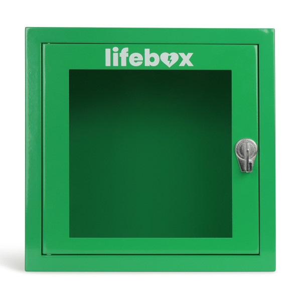Lifebox - Κουτί Απινιδωτή με συναγερμό και σήμανση