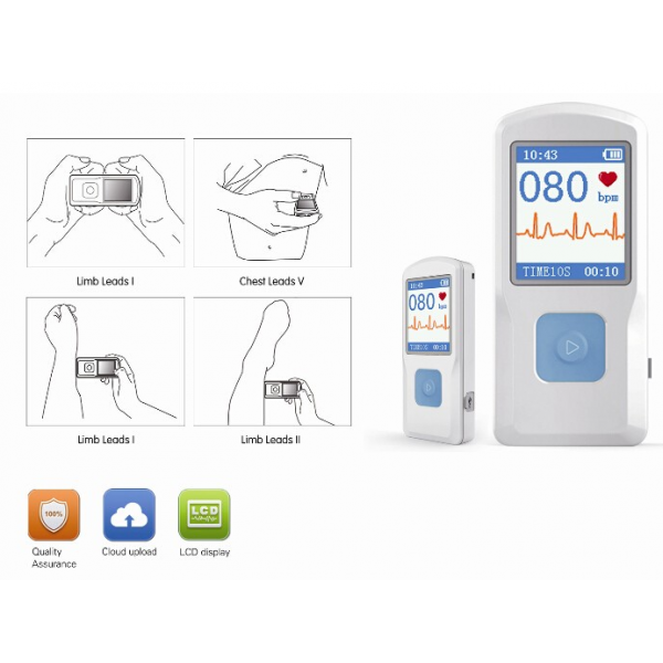 Καρδιογράφος τσέπης PM10 PALM ECG – με λογισμικό και Bluetooth