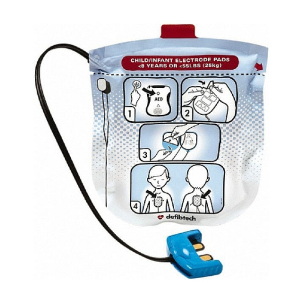 Παιδιατρικά Ηλεκτρόδια Απινιδωτή Defibtech Lifeline VIEW
