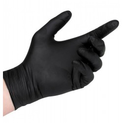 Γάντια Νιτριλίου Aurelia Bold μαύρο χρώμα, χωρίς πούδρα (100 τμχ)