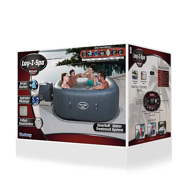 BESTWAY LAY-Ζ-SPA HAWAII HYDROJET 180X180X71CM